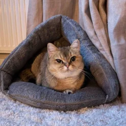 Kattenhol Iglo Grijs