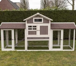 Konijnenhok Amalie Met Dubbele Ren