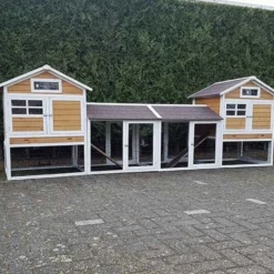 Konijnenhok Belize Duo met ren