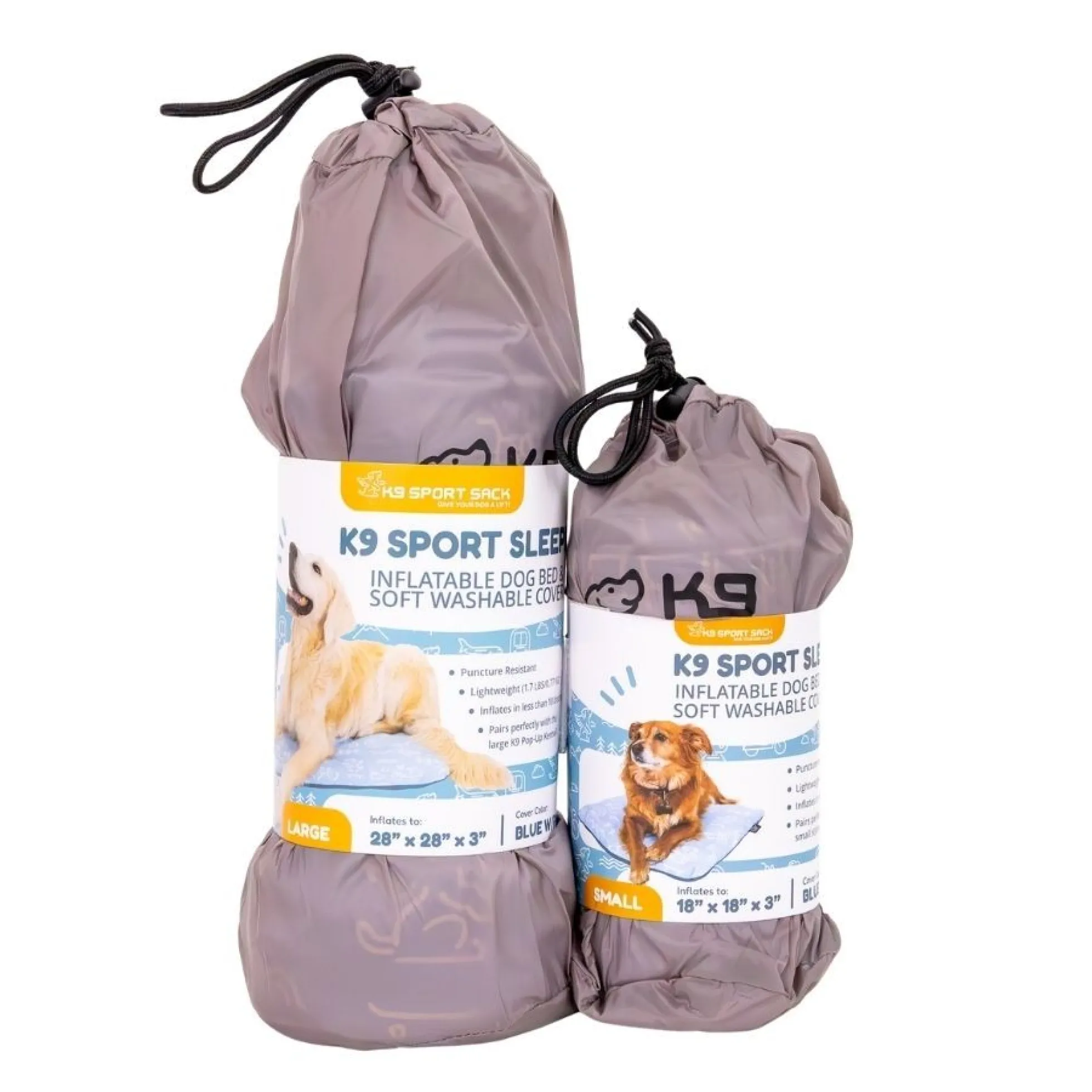 K9 Sport Sack Opblaasbaar Hondenbed Meerkleurig