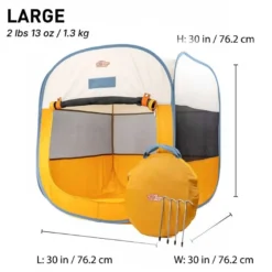 K9 Sport Sack Pop-up Tent - Geel