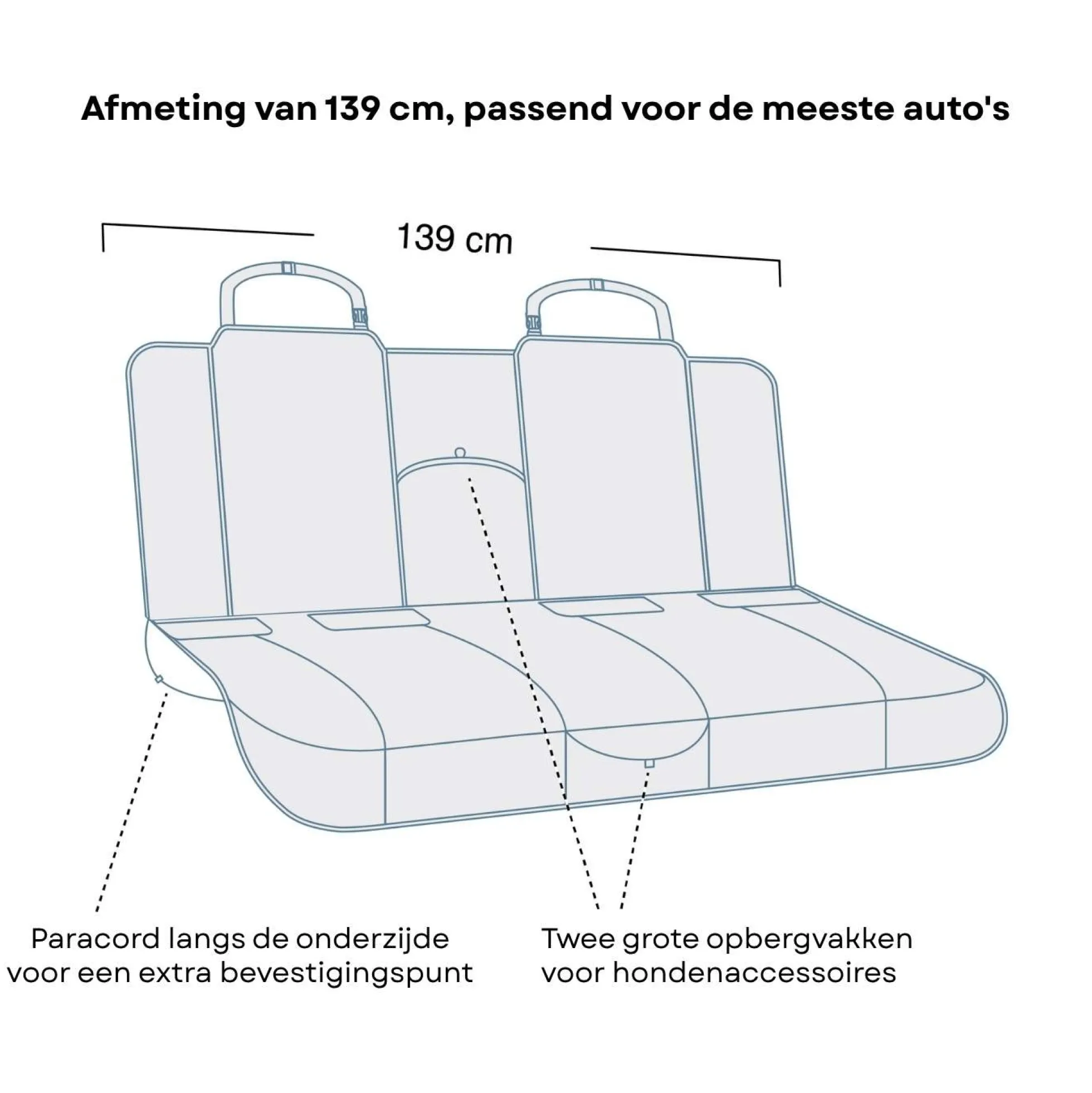 Kurgo Achterbankhoes voor Honden