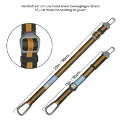 Kurgo Autogordelbevestiging voor Honden Oranje