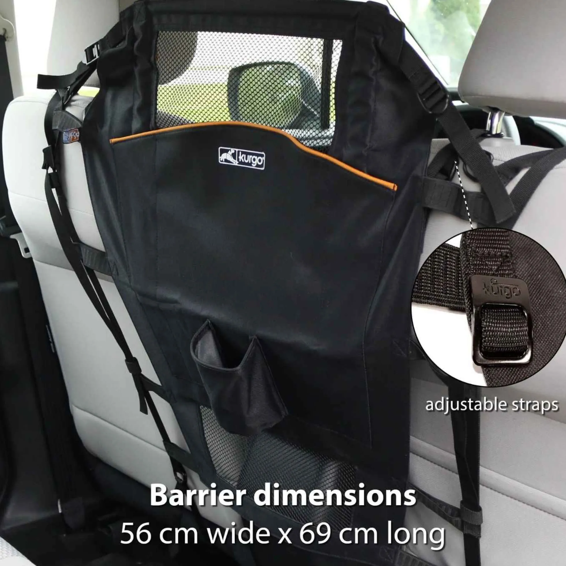 Kurgo Backseat Barrier Hondennet