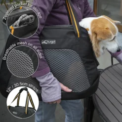 Kurgo Explorer Draagtas Large Zwart