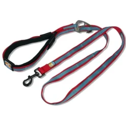 Kurgo Quantum 6 in 1 hondenriem Rood-Blauw
