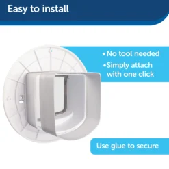 PetSafe Microchip Kattenluik Tunnelverlenging - Wit