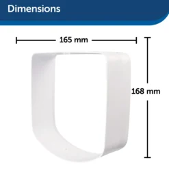 PetSafe Microchip Kattenluik Tunnelverlenging - Wit