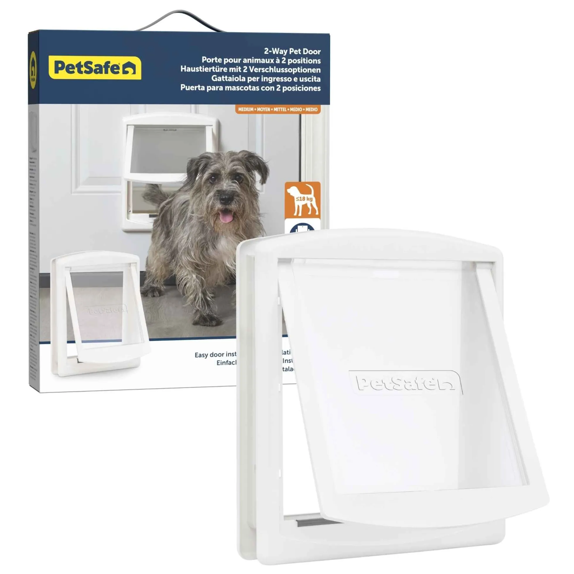 PetSafe Staywell Original 2-Way Huisdierenluik Medium - Wit