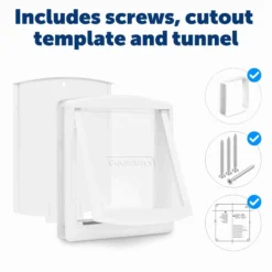 PetSafe Staywell Original 2-Way Huisdierenluik Medium - Wit