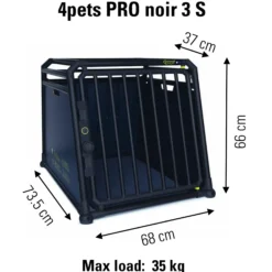 4Pets Autobench Pro Noir 3 Small