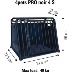 4Pets Autobench Pro Noir 4 Small