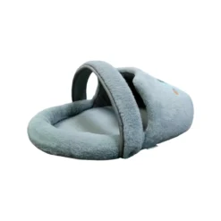 Pluche Kattenmand Slipper Grijs