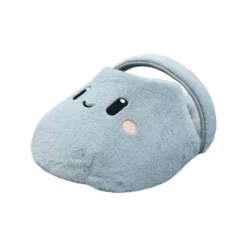 Pluche Kattenmand Slipper Grijs