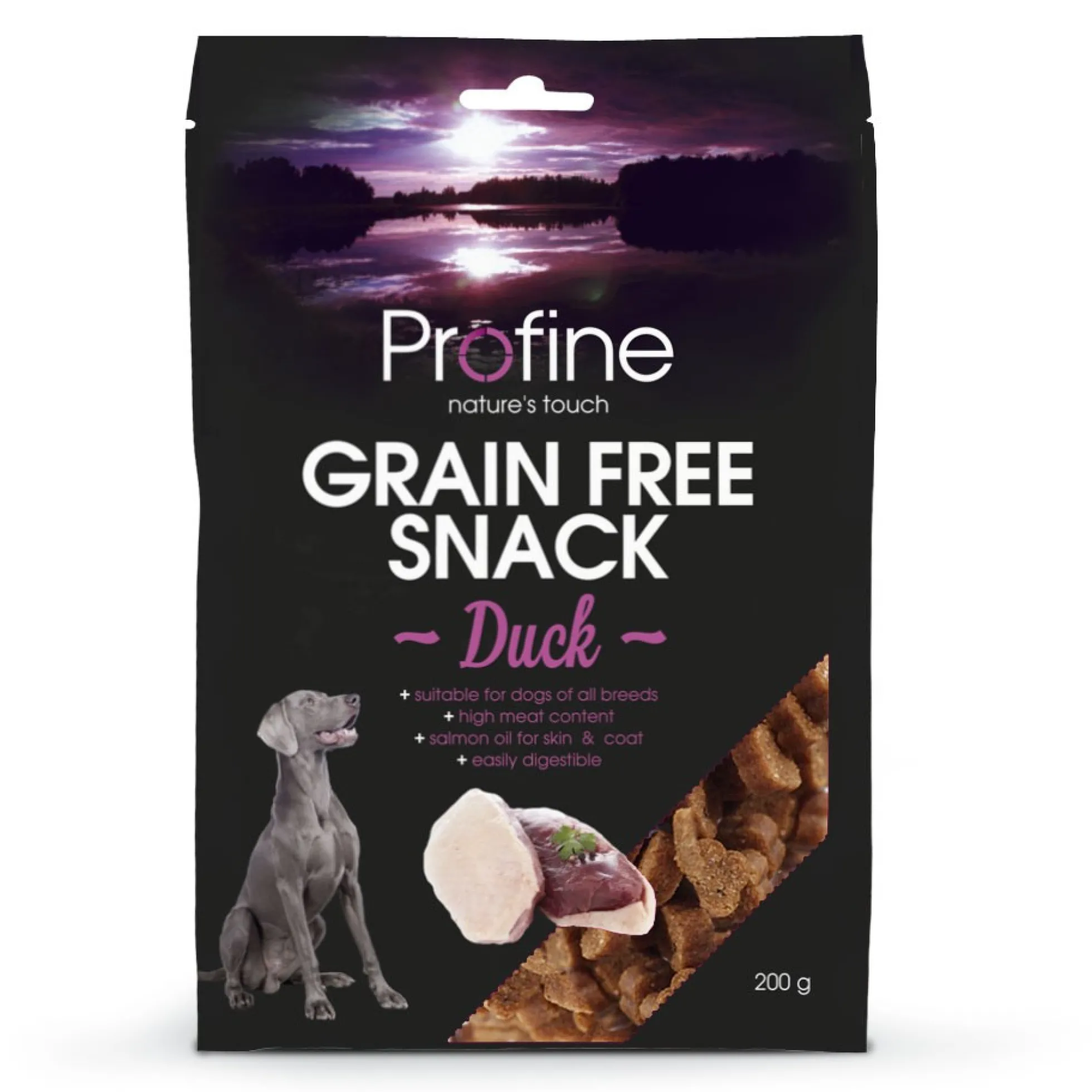 Profine Dog Graanvrije snacks Eend 200 g