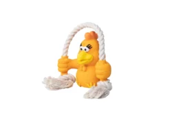 Quapas! Dog Toy Fun Chicken with rope