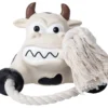 Quapas! Dog Toy Fun Cow with rope