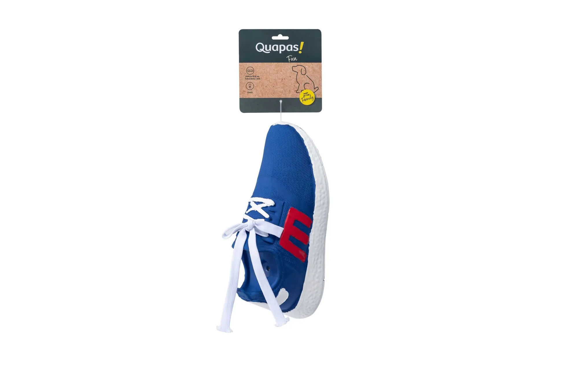 Quapas! Dog Toy Fun Men shoe blue