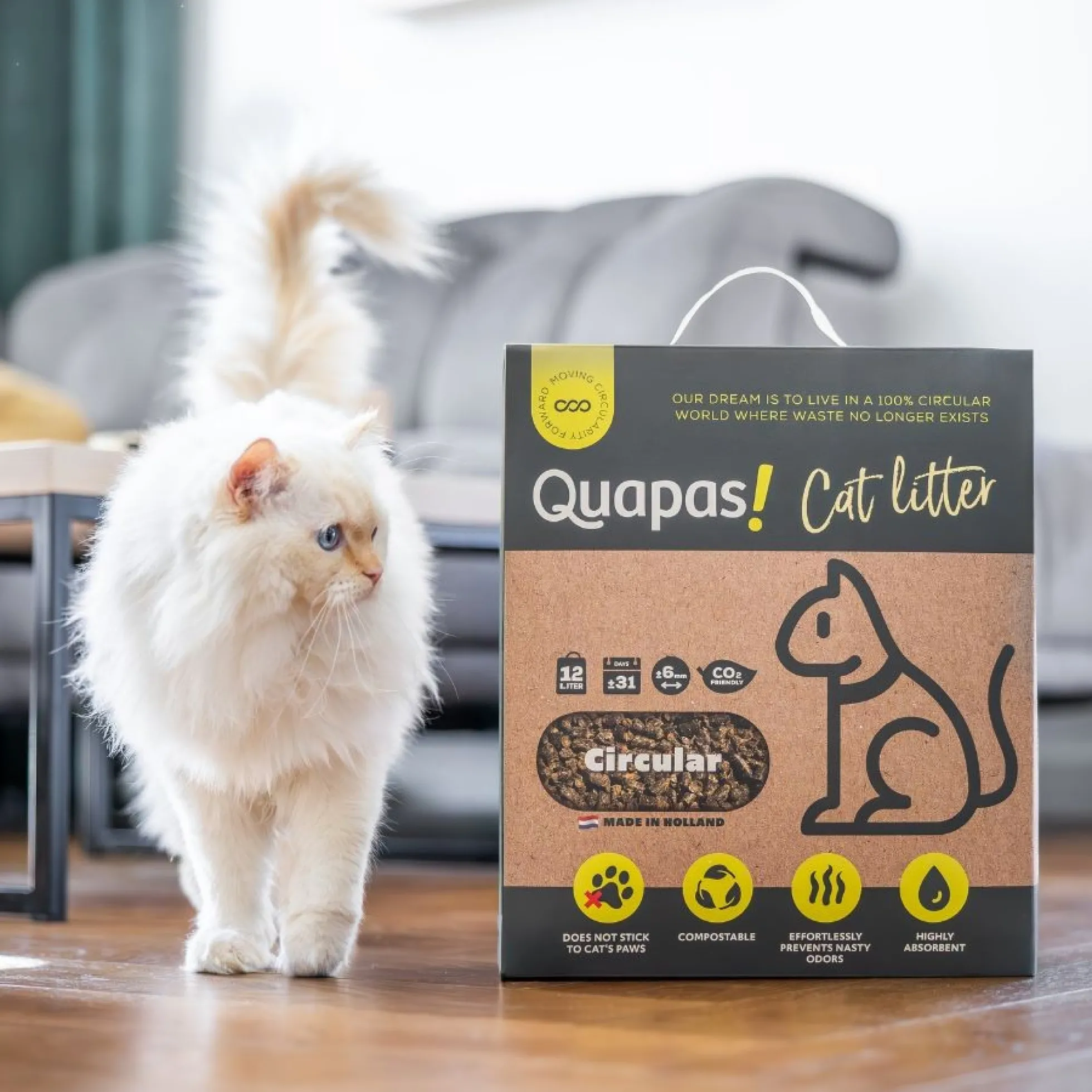 Quapas! Kattenbakvulling