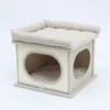 Quapas! Kattenhol met sisalmat beige