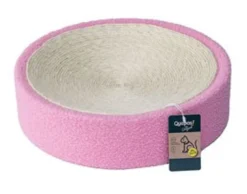 Quapas! Krabplank Pluche met sisal Roze