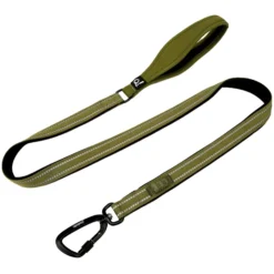Quapas! Padded Reflective Hondenriem Groen