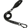 Quapas! Padded Reflective Hondenriem Zwart