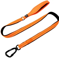 Quapas! Padded Reflective Hondenriem Oranje