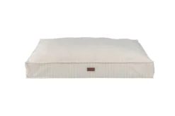 Quapas! Ribstof Hondenkussen Beige