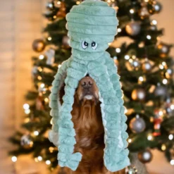 Quapas! XXL Hondenknuffel Octopus Groen