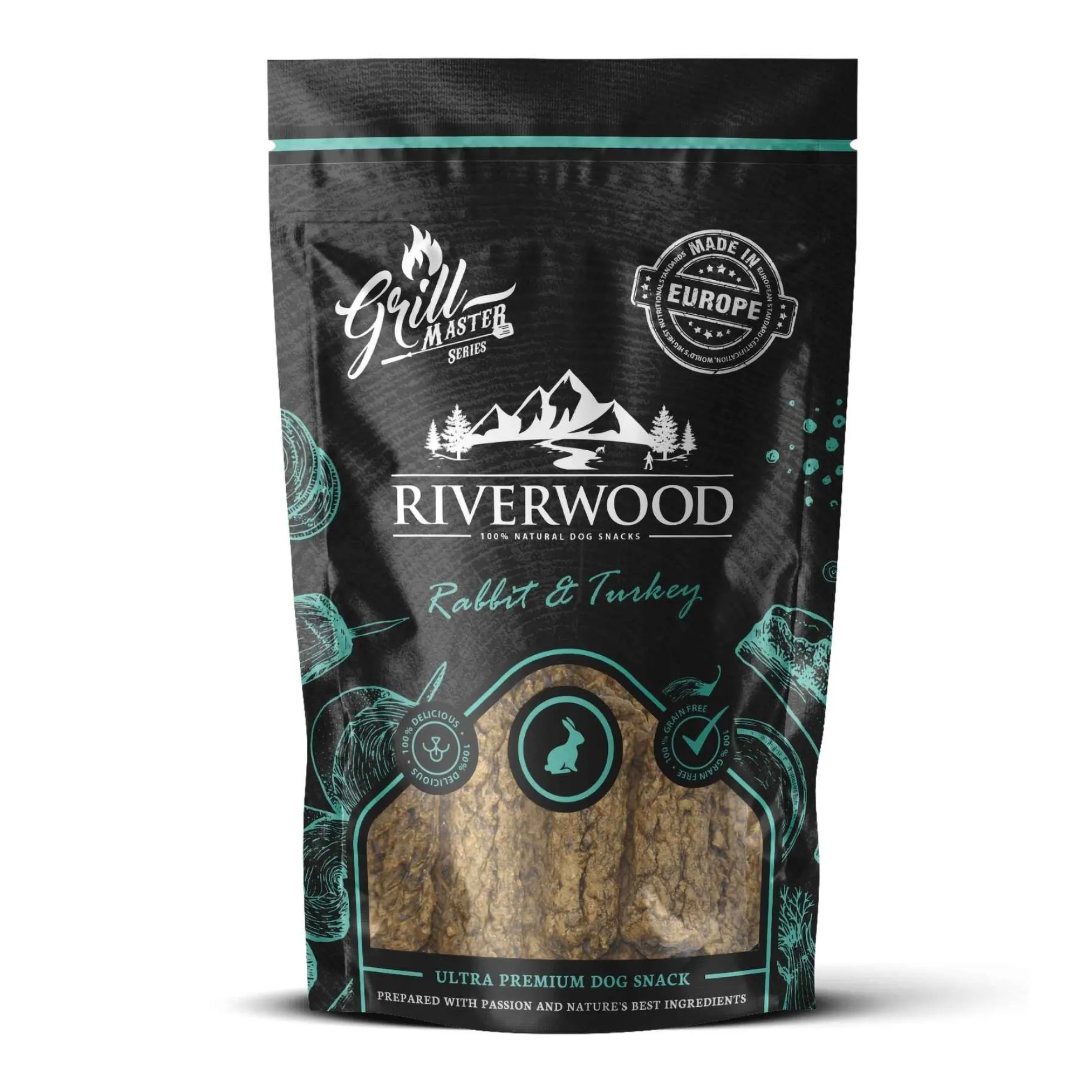 Riverwood Hondensnack Grillmaster Konijn & Kalkoen