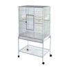 Vogelkooi Agatha Silvertone White