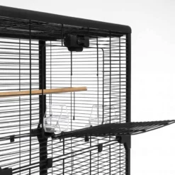 Vogelkooi Ceasar L met Standaard Zwart