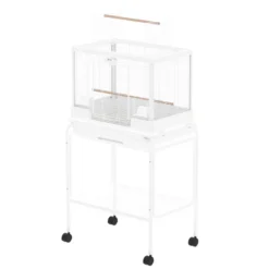 Vogelkooi Ceasar M met Standaard Wit
