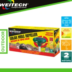 Weitech Mollenverjager op Zonne-energie