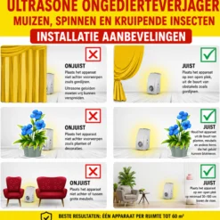 Weitech Ultrasone Dierenverjager op Batterijen