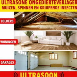 Weitech Ultrasone Dierenverjager met Adapter