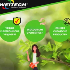 Weitech Ultrasone Dierenverjager 360°