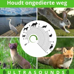 Weitech Ultrasone Dierenverjager met Flits