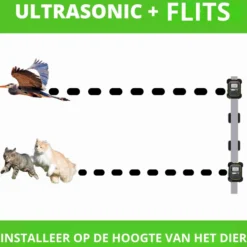 Weitech Ultrasone Dierenverjager met Flits