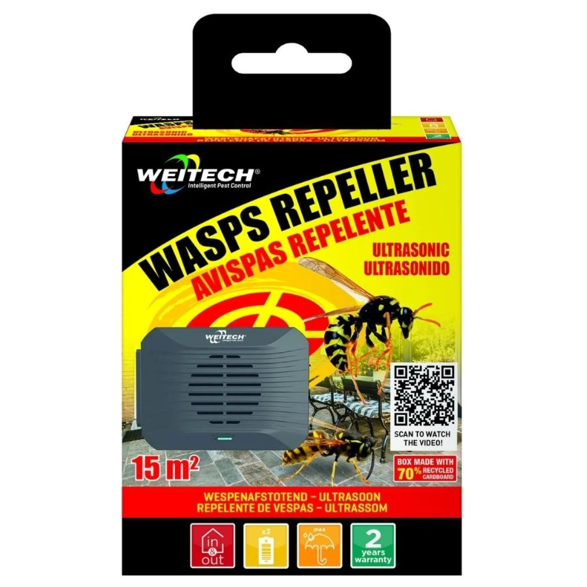 Weitech Ultrasone Wespenverjager