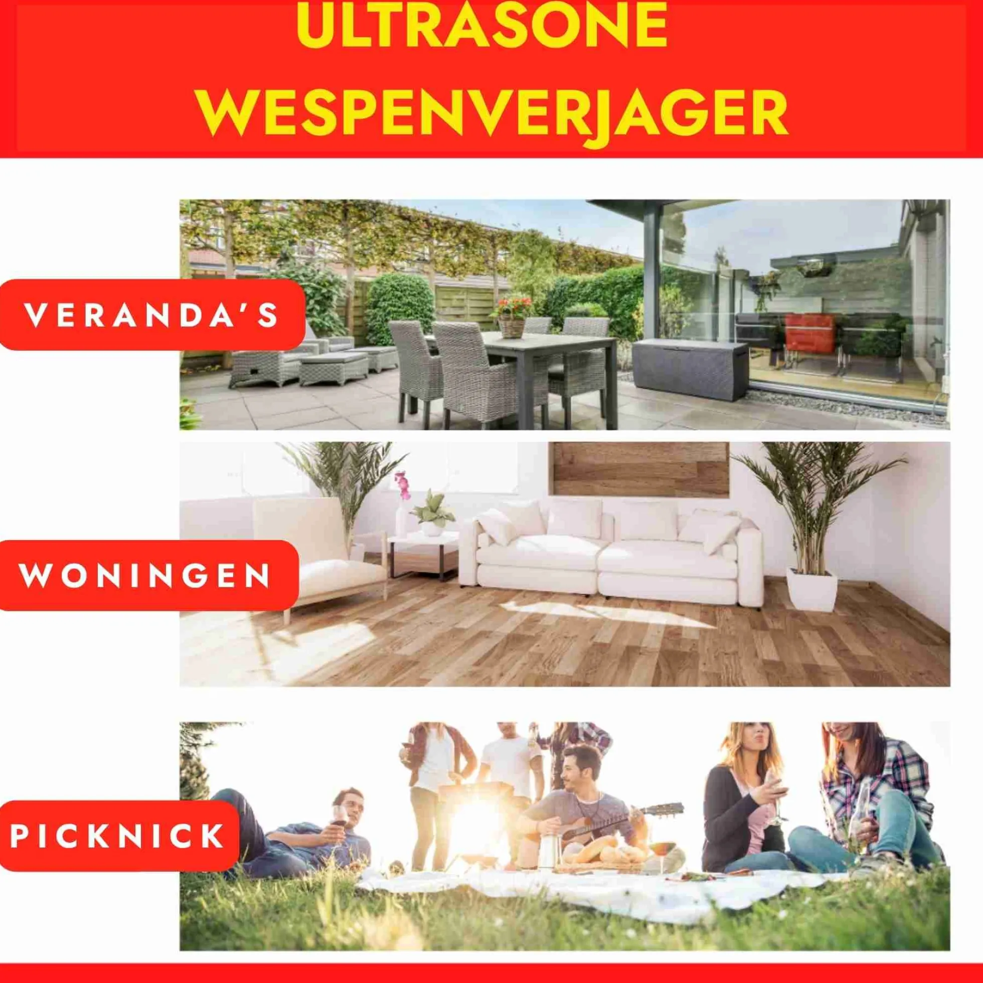 Weitech Ultrasone Wespenverjager
