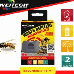 Weitech Ultrasone Wespenverjager